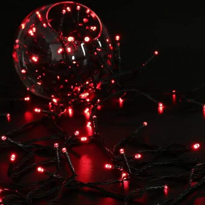 Toodour Solar Christmas Lights - 2 Packs Total 144ft 400 LED 8 Modes Waterproof Outdoor String Lights for Garden, Patio, Fence, Balcony, Christmas Tree Decor - Red by GreenHaven Gardens