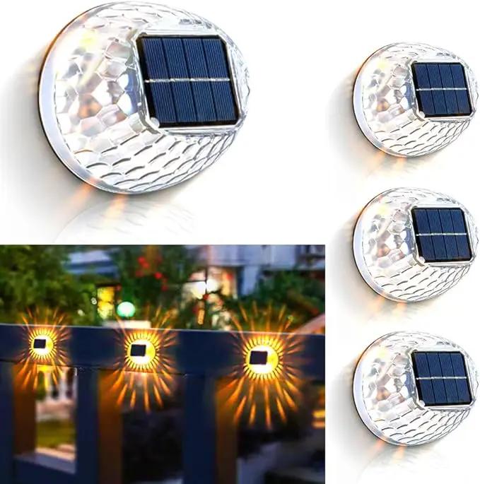 Solar Lights Decor Outdoor, Led Atmosphere Lights IPX4 Waterproof Lamp for Outdoor Wall, Stairs, Step, Fence, Yard, Patio, and Pathway (4 Pack) by GreenHaven Gardens