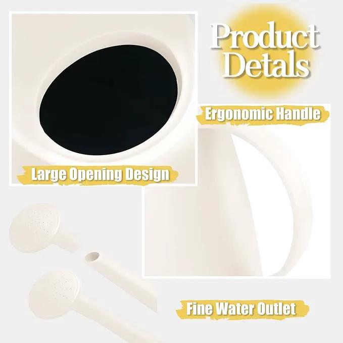 Watering Can for Indoor Plants, Small Watering Cans for House Plant Garden Flower, Long Spout Water Can for Outdoor Watering Plants 1.8L 1/2 Gallon by GreenHaven Gardens