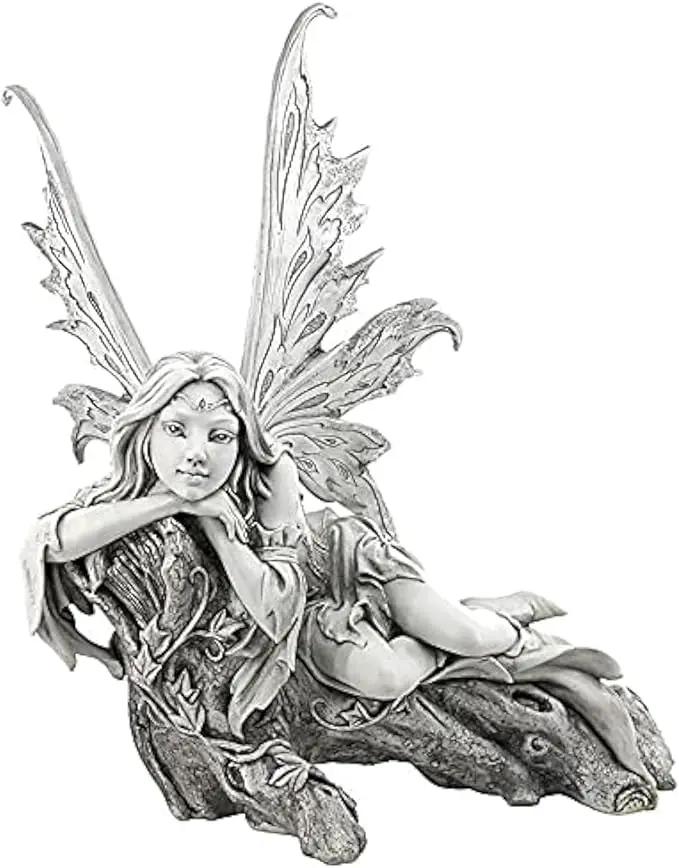 Design Toscano Pause to Ponder Fairy Garden Statue by GreenHaven Gardens