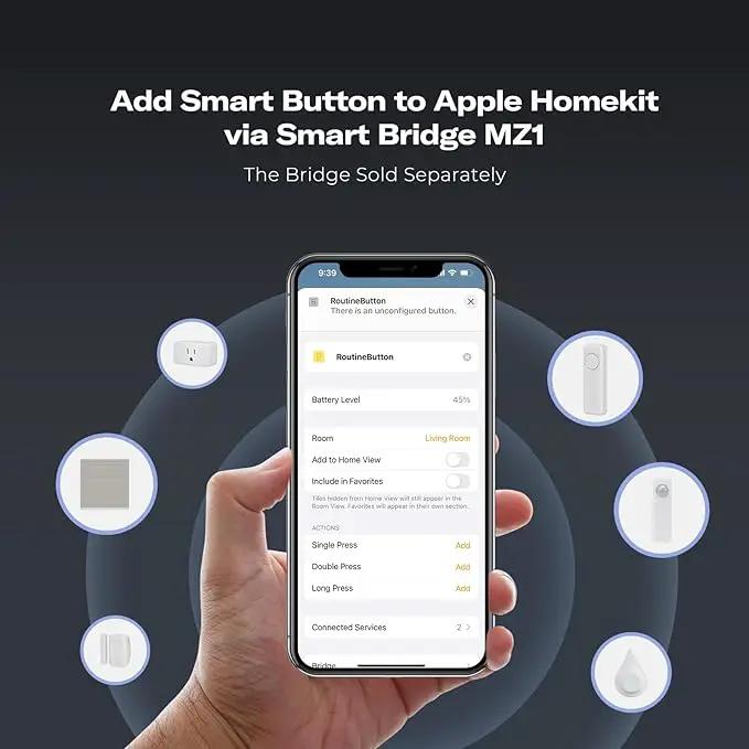 THIRDREALITY ZigBee Smart Button 3 Pack, Red Blue Yellow, 3-Way Remote Control, Require Zigbee hub, Work with SmartThings, Aeotec, Hubitat, Home Assistant, Third Reality Hub, Battery Included. by GreenHaven Gardens