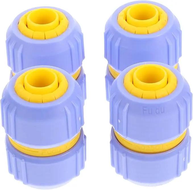 4pcs Barb Hose Fittings Garden Quick Connect Irrigations Thread Fittings Zero g Hose Caps and Plugs G -g 1/2 Inch Hose Repair Garden Kit Quick Loading Decorations Abs by GreenHaven Gardens