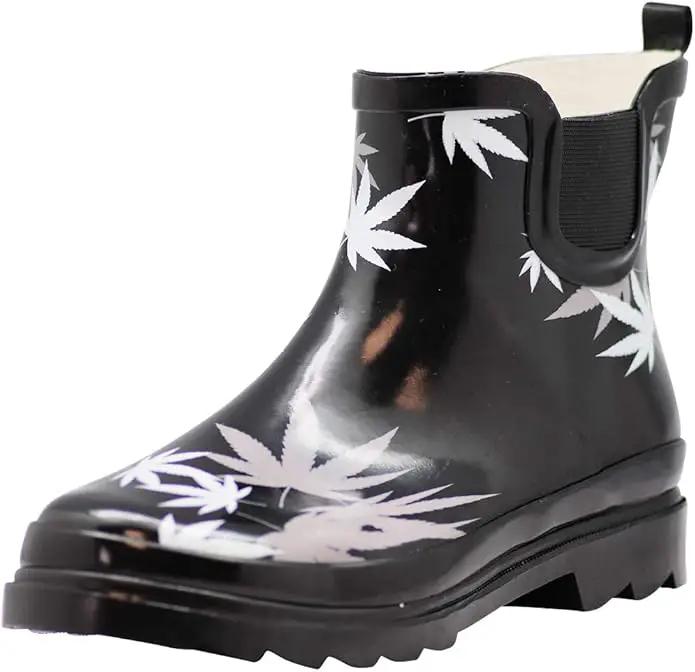 NORTY - Womens Ankle Rain Boots - Ladies Waterproof Winter Spring Garden Boot runs ½ size large by GreenHaven Gardens
