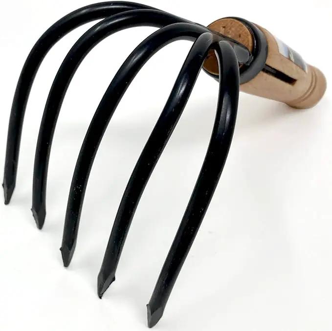 HACHIEMON Japanese Ninja Claw Garden Rake or Cultivator for Gardening - Compact and Sturdy - Made in Japan by GreenHaven Gardens