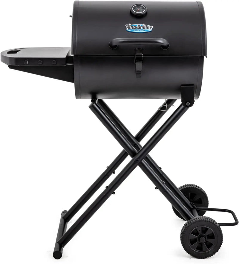 Char-Griller E1816 King-Griller Gambler Portable Charcoal Grill in Black by GreenHaven Gardens