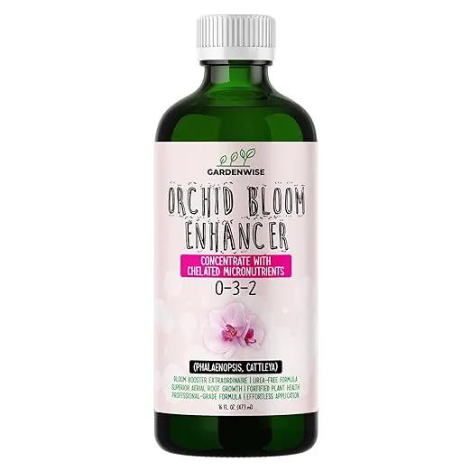 0-3-2 Giant Bloom: Orchid Bloom Enhancer - Orchid Bloom Booster Fertilizer - Orchid Food Concentrate - Chelated Nutrients for Healthy Flower & Reblooms (32 OZ), GW-05030-C-01 by GreenHaven Gardens