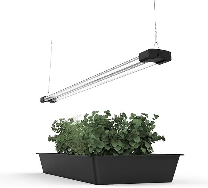 DYMOND Boostgro LED Seed Starter Grow Light 4FT Full Spectrum Linkable 5000k Daylight + 660nm Red + 450nm Blue Indoor Plant Lighting Fixture by GreenHaven Gardens