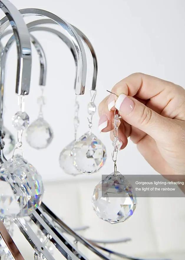 20pcs 0.8"/20mm Crystal Suncatcher Prism for Windows Hanging, Crystal Prisms Beads Ball Pendants Rainbow Maker for Fengshui, Home Room Decor, Indoor Windows by GreenHaven Gardens