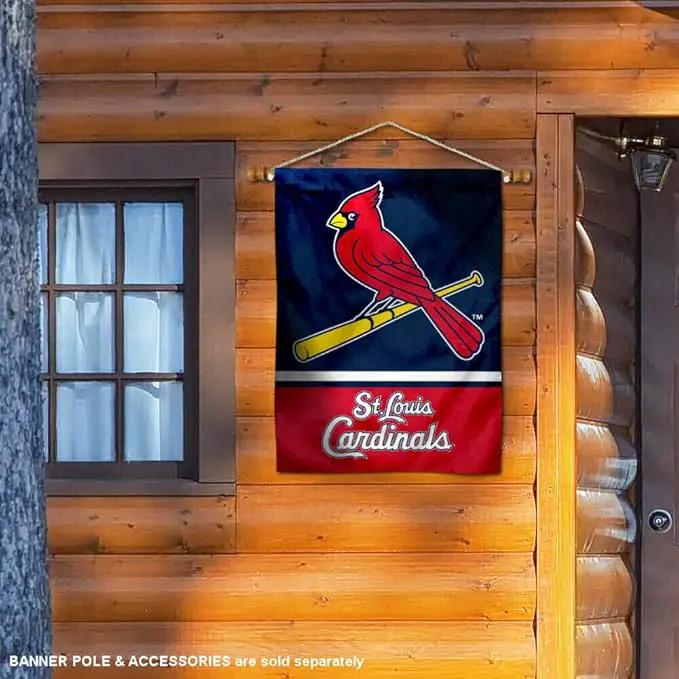 WinCraft St. Louis Cardinals Two Sided House Flag by GreenHaven Gardens