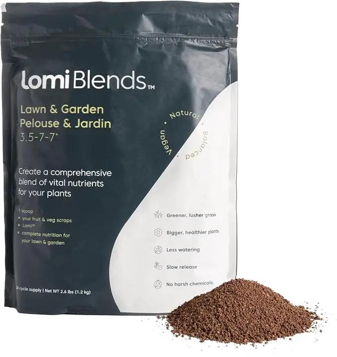 Lomi Blends - All-in-One Lawn and Garden Solution - All-Natural Multi-Vitamin for Healthy Soil, Safe for Kids and Pets, Easy to Use - Sustainable Gardening by GreenHaven Gardens