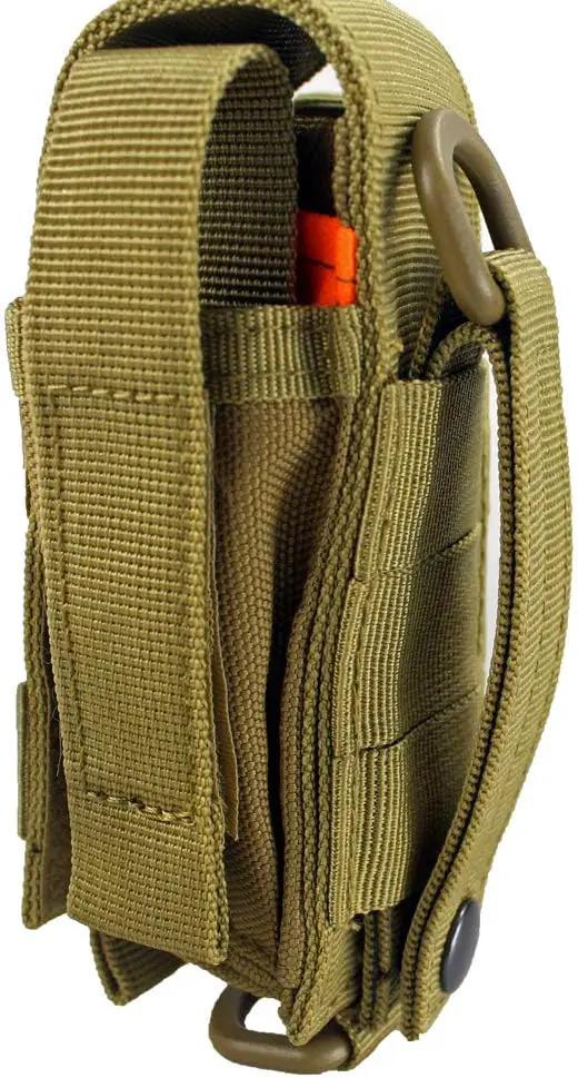 Depring Tool Holster Sheath Universal Multi Pockets Tool Organizer Heavy Duty Construction MOLLE Pouch by GreenHaven Gardens