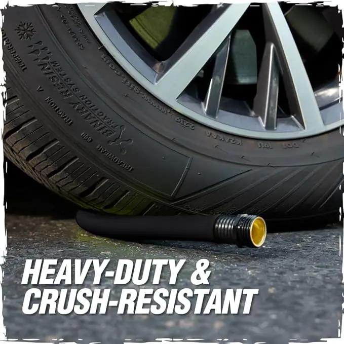 Rugged Rhino Heavy Duty Flexible Light Weight Garden Hose, 50ft x 5/8in, 4 Layer Leakproof Outdoor Gardening Tools, Watering Supplies, Powerful Water Pressure for Lawn, Flowers, Black Orange by GreenHaven Gardens