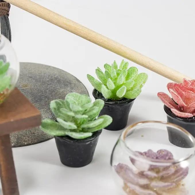 Bbiamsleep Fairy Garden Accessories 1/12 Scale Miniature Scene Fairy Garden Farm and Plant Fairy Garden Kit Outdoor Micro Landscape Decoration(Set of 9) by GreenHaven Gardens