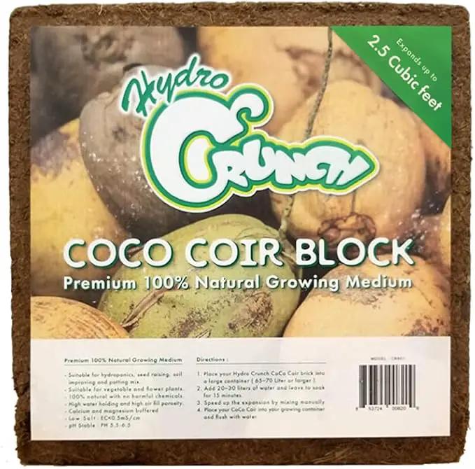 Supreme Horticulture Coarse Grade Perlite and Hydro Crunch Coco Coir Growing Media by GreenHaven Gardens