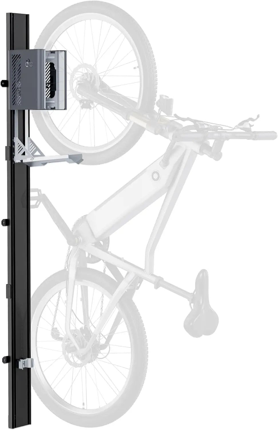monTEK Automatic Lift EBike Rack – Fits 24-29" Tires, Heavy-Duty Vertical Wall Rack for Bicycles (Up to 71 lbs) - Effortless Lifting, Easy Install - Space-Saving Storage for Garage, Shed, BG by GreenHaven Gardens