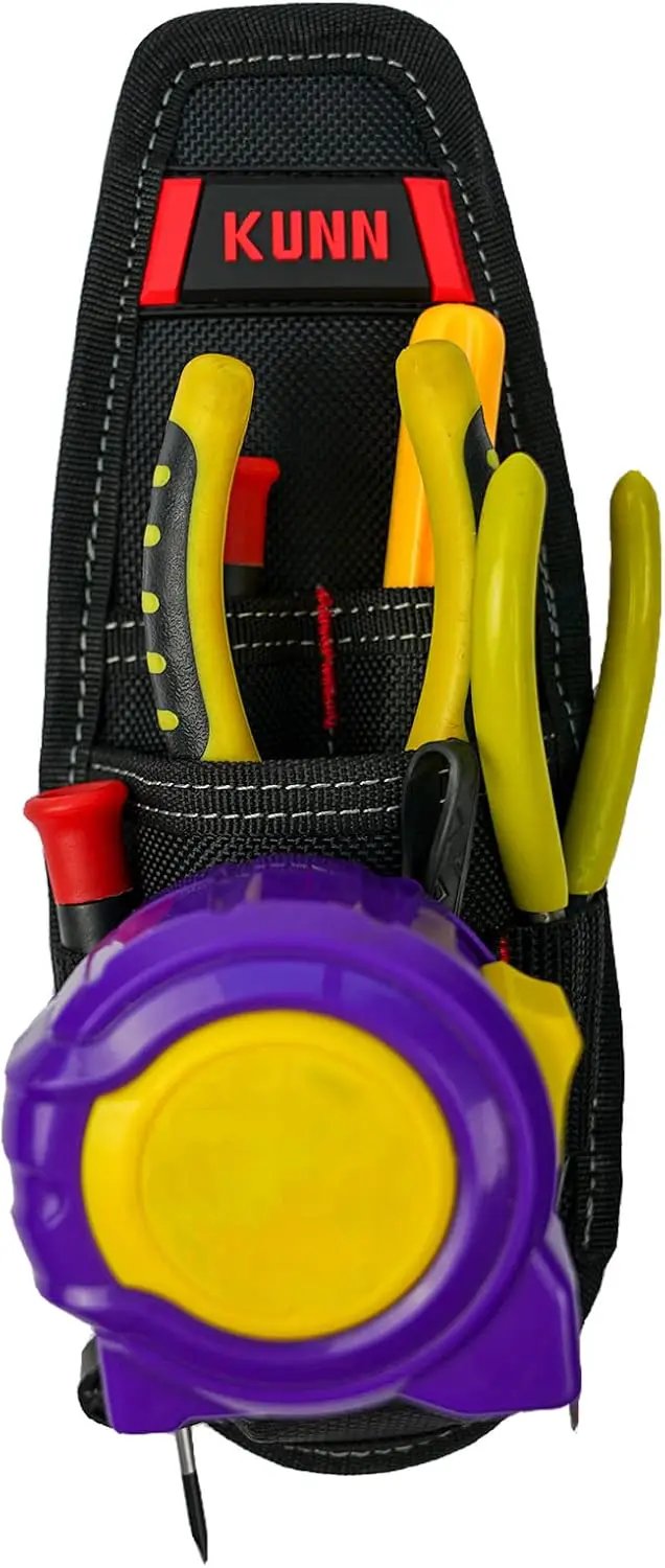 KUNN Construction Tool Holder Small Electrician's Tool Pouch for Tool Belt by GreenHaven Gardens
