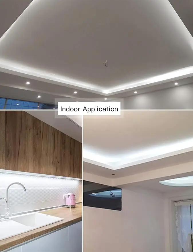 AIMENGTE LED Strip Lights, 240 LEDs, 6500K Cool White, Waterproof Indoor & Outdoor Rope Lights for Room, Garden, Patio, Kitchen, Bedroom, Living Room, and Under Cabinet Decoration, AC 110V by GreenHaven Gardens