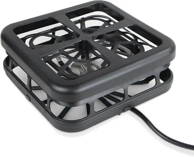 Aobiono Pond Heater De Icer, Winter Thermo Climate Floating Survival Solution for Outdoor Fish Pond Koi, Thermostat Control for Water Stock Tank Livestock Bird Bath Pet, 12 ft Cord (1500W) by GreenHaven Gardens