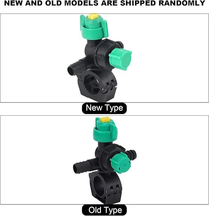Misting Nozzles, External Thread Agricultural Sprayer Fan Shaped Spraying Nozzle, Hose Drip Irrigation Sprayer Nozzle for Agriculture, 2 Pcs by GreenHaven Gardens
