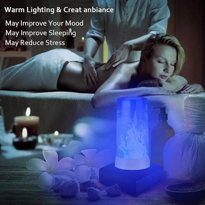 Led Flame Light,USB Rechargeable LED Fire Candles Outdoor Hanging Lamps with Remote for Home Party Halloween Christmas Decoration (Blue) by GreenHaven Gardens