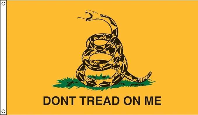Valley Forge Flag 4-Foot by 6-Foot Nylon Gadsden Historical Flag with Canvas Header and Grommets by GreenHaven Gardens