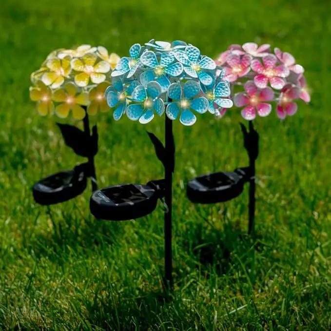 Solar LED Metal Flower Stake Light - Perfect for Your Garden, Patio, Walkway, or Outdoor Living Area - Includes 1 Flower Light by GreenHaven Gardens