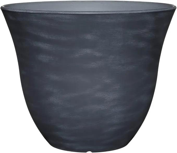Classic Home and Garden Honeysuckle Resin Flower Pot Planter, Zinc Grey, 15" by GreenHaven Gardens