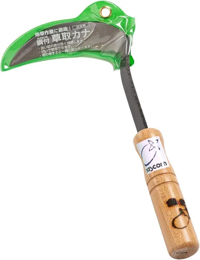 Japanese Gardening Tool Hand Weeder Kana Hoe Made in Japan by GreenHaven Gardens