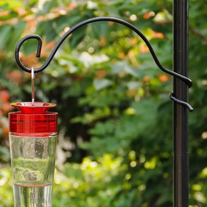 yosager Premium Bird Feeding Station Kit, 75" x 21" Bird Feeder Pole, A Multi Feeder Hanging Kit with Metal Suet and Bath for Attracting Wild Birds, Birdfeeder and Planter Hanger by GreenHaven Gardens