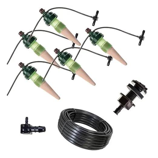 Blumat Drip Irrigation System - Tropf Patio and Deck Starter Kit - Automatic Plant Watering Devices - Easy Setup Self Watering System for Indoor - Prevents Overwatering by GreenHaven Gardens