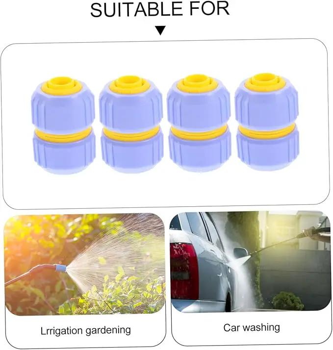 4pcs Barb Hose Fittings Garden Quick Connect Irrigations Thread Fittings Zero g Hose Caps and Plugs G -g 1/2 Inch Hose Repair Garden Kit Quick Loading Decorations Abs by GreenHaven Gardens