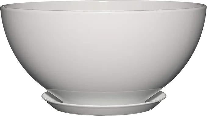 Classic Home and Garden Premiere Collection Planter, Rosie 10", Stark White by GreenHaven Gardens