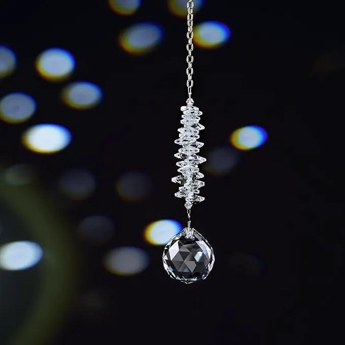 Sympathy Gifts for Loss of Loved One, Unique Memorial Gifts, Bereavement Gift Ideas for Loss of Mom Dad Son, Sun Catchers Indoor Window, Christmas Decor, 40mm Crystal Ball Sun Catcher by GreenHaven Gardens