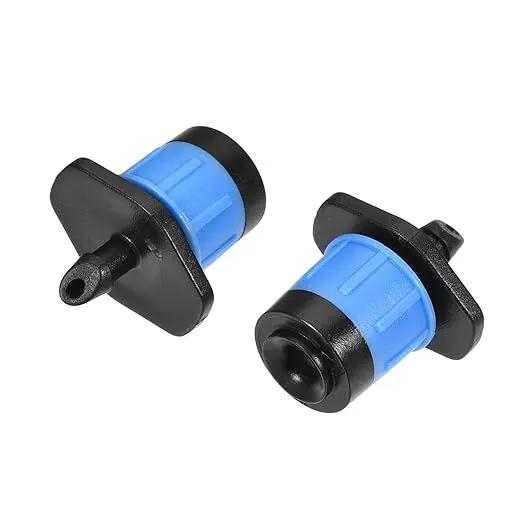 MECCANIXITY Drip Emitters Fan Shape Adjustable 360 Degree Blue for 1/4" Irrigation Tube Hose 50pcs by GreenHaven Gardens
