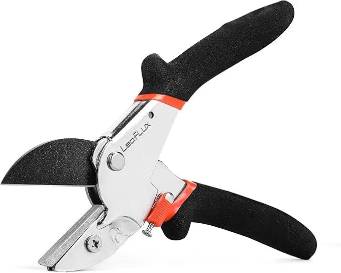 8" Professional Heavy Duty Anvil Pruning Shears with Anti-Rust SK-5 Blades, Garden Shears for Dry Stems and Small Branches, Gardening Scissors, Clippers for Wood, Non-Slip Handle. | LFXP1108S by GreenHaven Gardens
