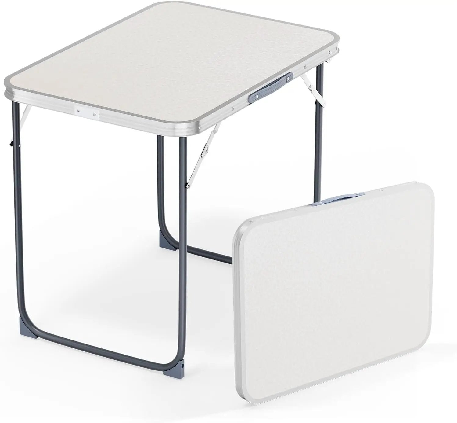 VINGLI 2.3FT Small Camping Table，Portable Camping Table with Carrying Handle, Picnic Table Foldable Table Essentials for Indoor Outdoor by GreenHaven Gardens