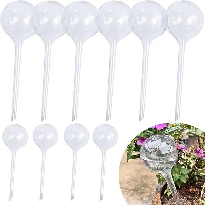 MOONSOUND Plant Automatic Watering Devices, Clear Plastic Self-Watering Bulbs Flower Automatic Watering Device While Away Garden Waterer for Plant Indoor Outdoor by GreenHaven Gardens