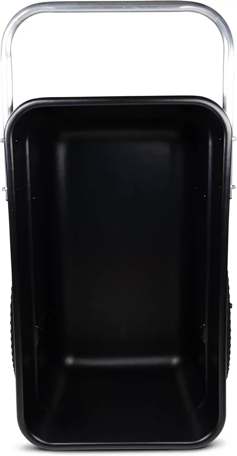 Smart Carts Premium Yard Cart - Strong, Lightweight, and Perfectly Balanced (20" Air Filled Wheels) by GreenHaven Gardens