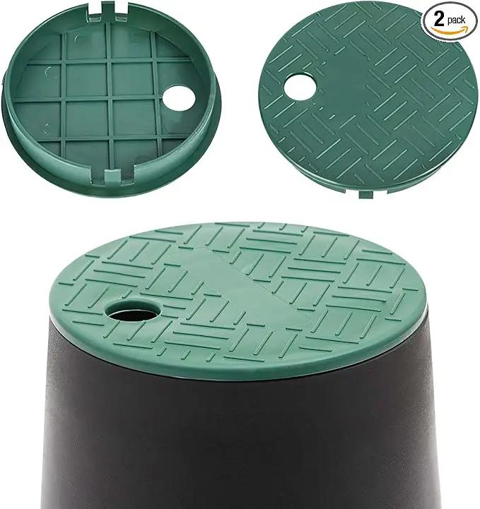 2 Pcs Sprinkler Valve Box Cover, 5.5" OD 6" Valve Box Cover Lid for Sprinkler Irrigation System, Valve Box Cover Lid for Outdoor Sprinkler Irrigation Control Water System Lawn (6 inch) by GreenHaven Gardens