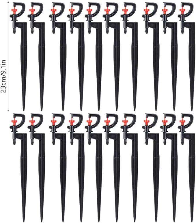 Irrigation Sprinkler, 20Pcs G-Type 360 Degree Sprinkler Nozzle Plants Watering Spray Nozzle Lawn Watering Dripper System by GreenHaven Gardens