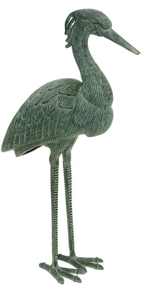Achla Designs Stately Blue Heron Garden Statue by GreenHaven Gardens