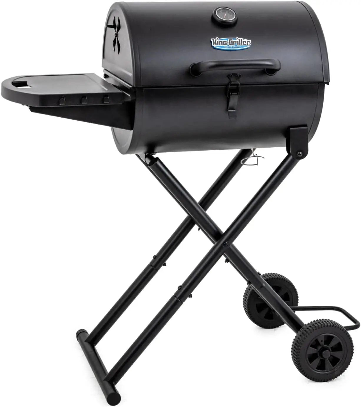 Char-Griller E1816 King-Griller Gambler Portable Charcoal Grill in Black by GreenHaven Gardens