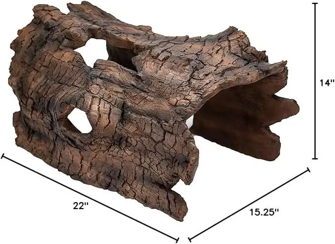 Aquascape 78324 Koi Predator Control Faux Log Fish Cave, Brown by GreenHaven Gardens