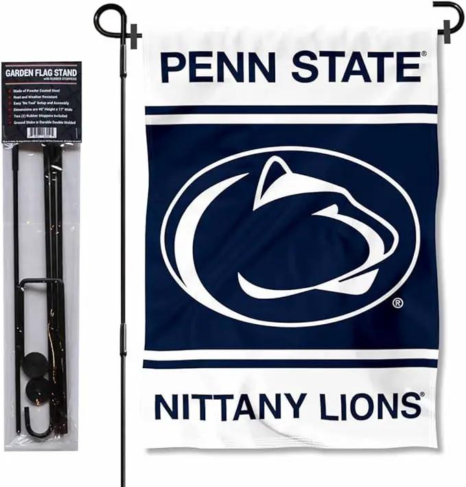 College Flags & Banners Co. Penn State Nittany Lions WE are Garden Flag with Stand Holder by GreenHaven Gardens