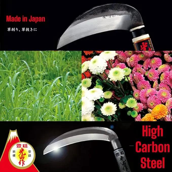 Garden Weeding Sickle Twisted Sickle High Carbon Steel Gardening tools garden hand weeding hoe weeder by GreenHaven Gardens