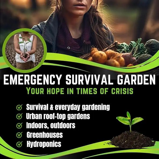 50 Vegetable & Herb Seeds Variety Pack - 25,000 Seeds - Long-Term Storage - Non-GMO Heirloom Open-Pollinated Gardening Seeds for Planting Vegetables & Herbs - Waterproof Packaging by GreenHaven Gardens