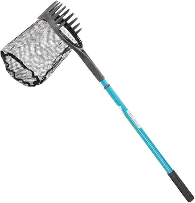 Aquascape 74004 Pond Shark Net Skimming, Maintenance and Water Garden Tool, Blue 60-inch by GreenHaven Gardens