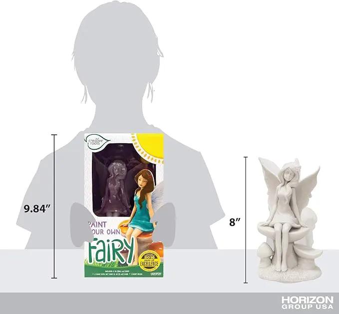 Creative Roots Paint Your Own Fairy by Horizon Group USA Medium by GreenHaven Gardens