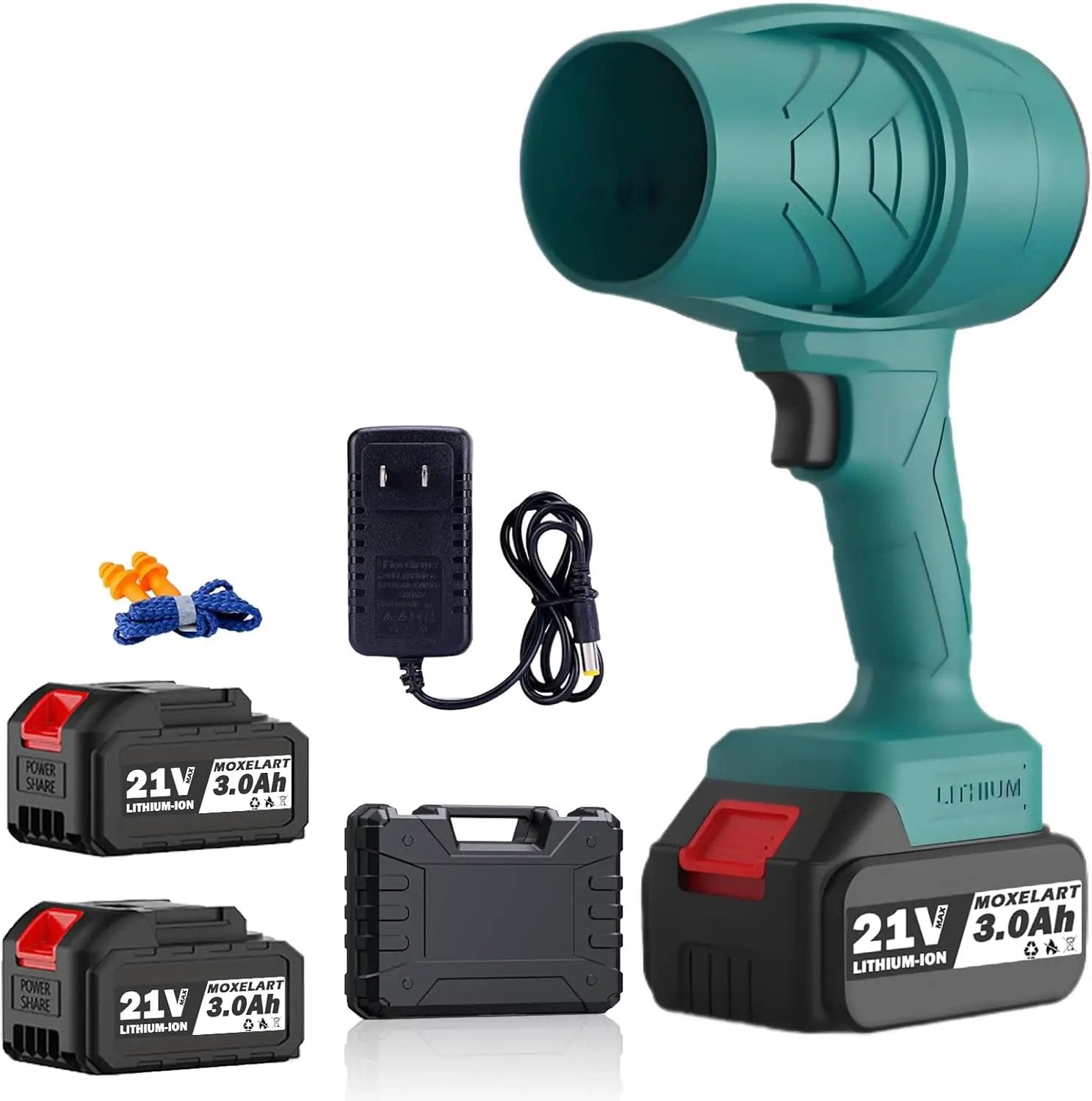 Cordless Leaf Blower, Handheld Powerful Dust Cleaner with Battery and Fast Charger, Electric Leaf Blowers Cordless for Patio Cleaning, Lawn Care, Blowing Leaves and Dust by GreenHaven Gardens