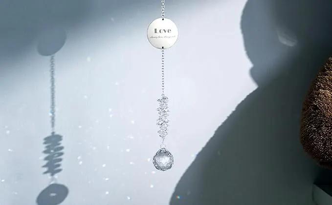 Sympathy Gifts for Loss of Loved One, Unique Memorial Gifts, Bereavement Gift Ideas for Loss of Mom Dad Son, Sun Catchers Indoor Window, Christmas Decor, 40mm Crystal Ball Sun Catcher by GreenHaven Gardens